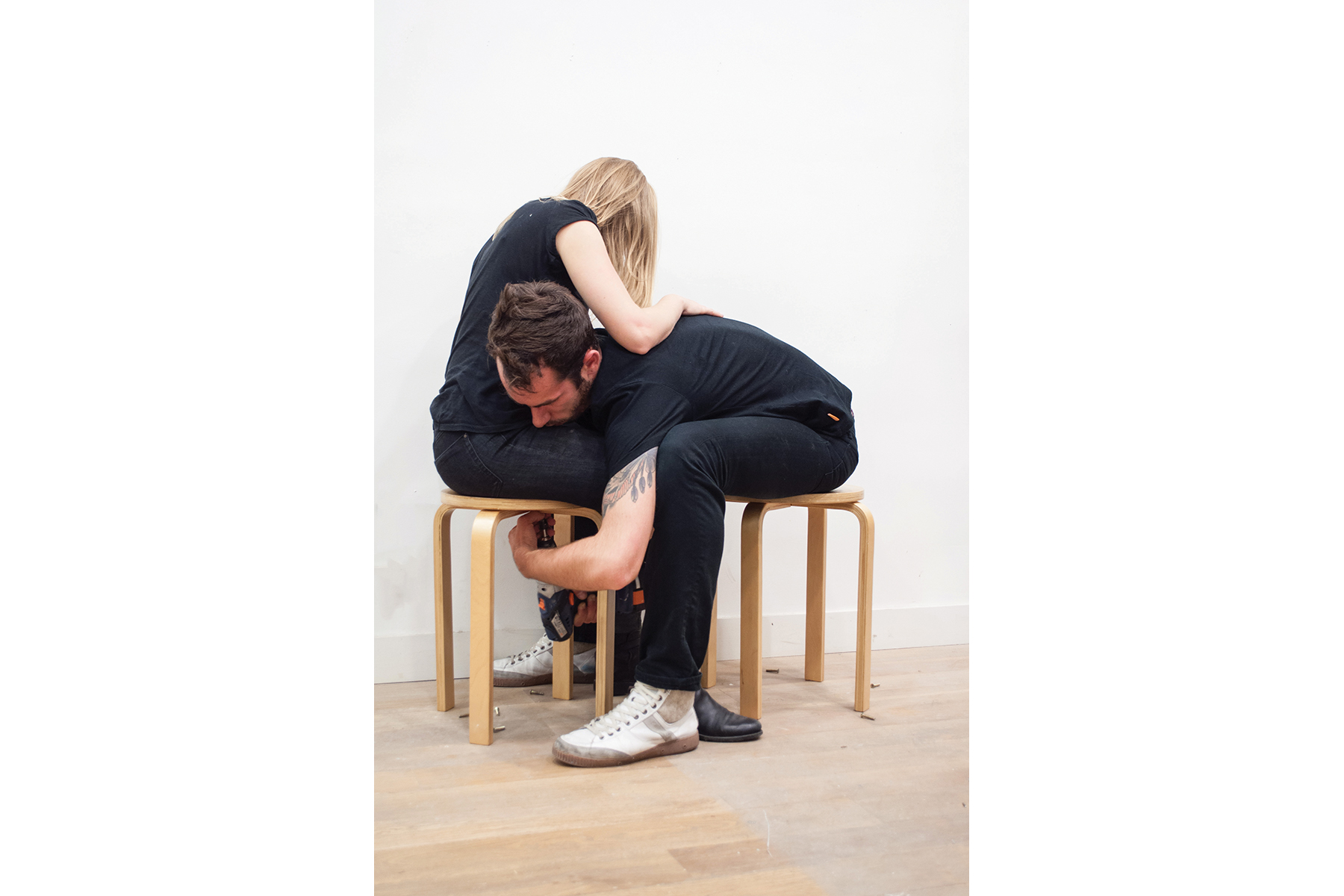 OPJ Cyganek et Julie Poulain, Des vis, 2015