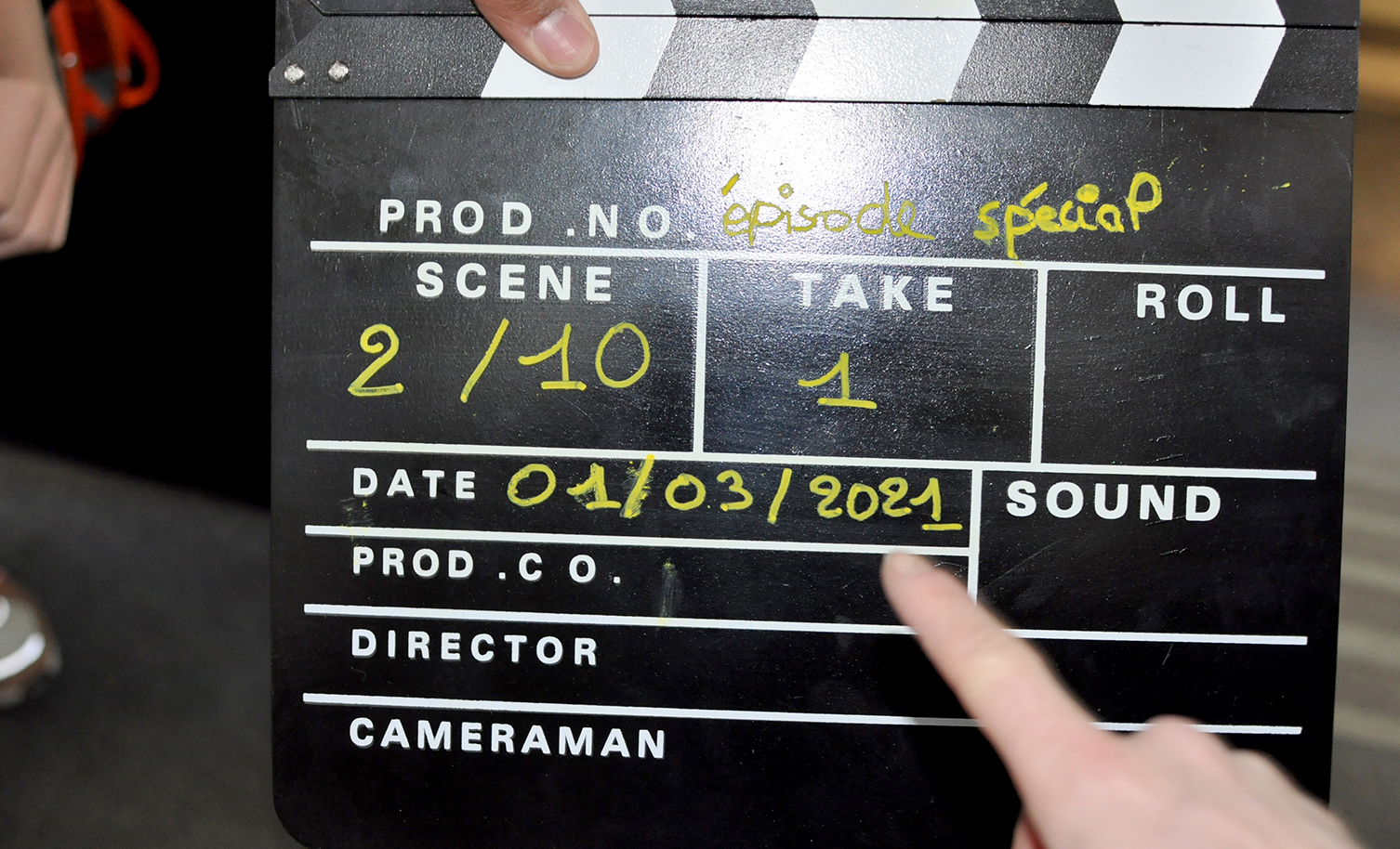 photographie prise durant le tournage